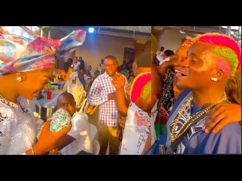 Singer Portable Got Shy At His Naming Ceremony,See How People Rushed to Snap With Him & his 2nd Wife