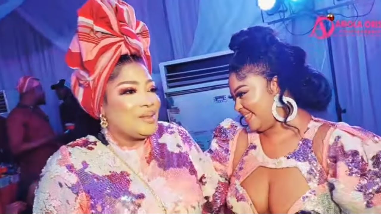 Bundle of Naira Rain.....Lagos Big  Boy Shina Okanlomo Spray Kemi Korede at Her Birthday Party