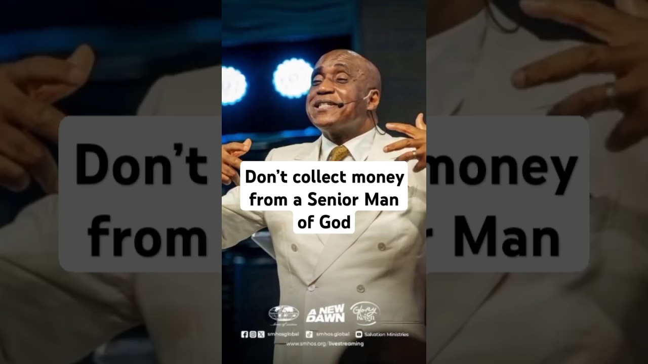 Don’t collect money from a Senior Man of God. - Pastor David Ibiyeomie #Shorts