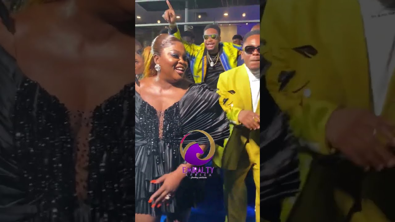 FUNKE AKINDELE AND EX-HUSBAND JJC DANCE OF LOVE AT THEIR MOVIE PREMIERE… LOVE IS TRULY PURE