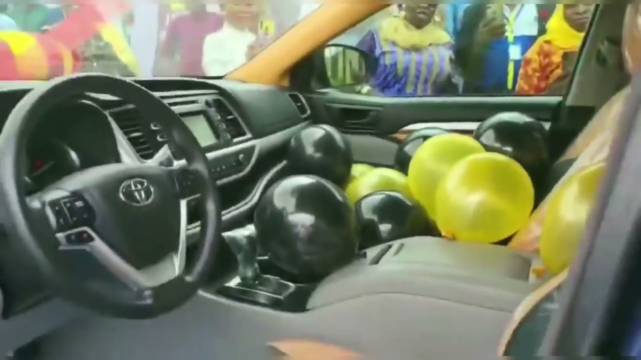 Actor Oga Bello In Tears As Children Gift Him SUV