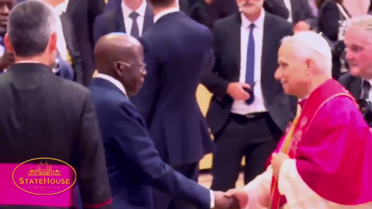 Viral Moment: Seyi Tinubu Blocked While Trying to Approach Pope Leo XIV at Vatican Ceremony