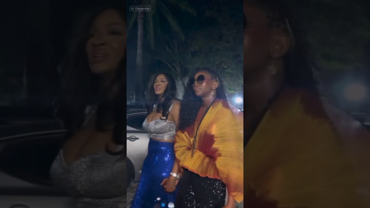 Genevieve Nnaji, Tiwa Savage, Wande Coal stormed a private 60th birthday party