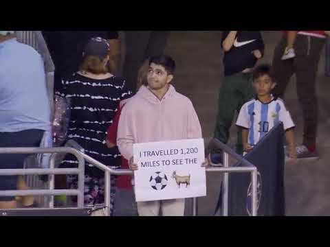 Inter Miami Fan Got Disappointed At Messi & Threw Away His Banner