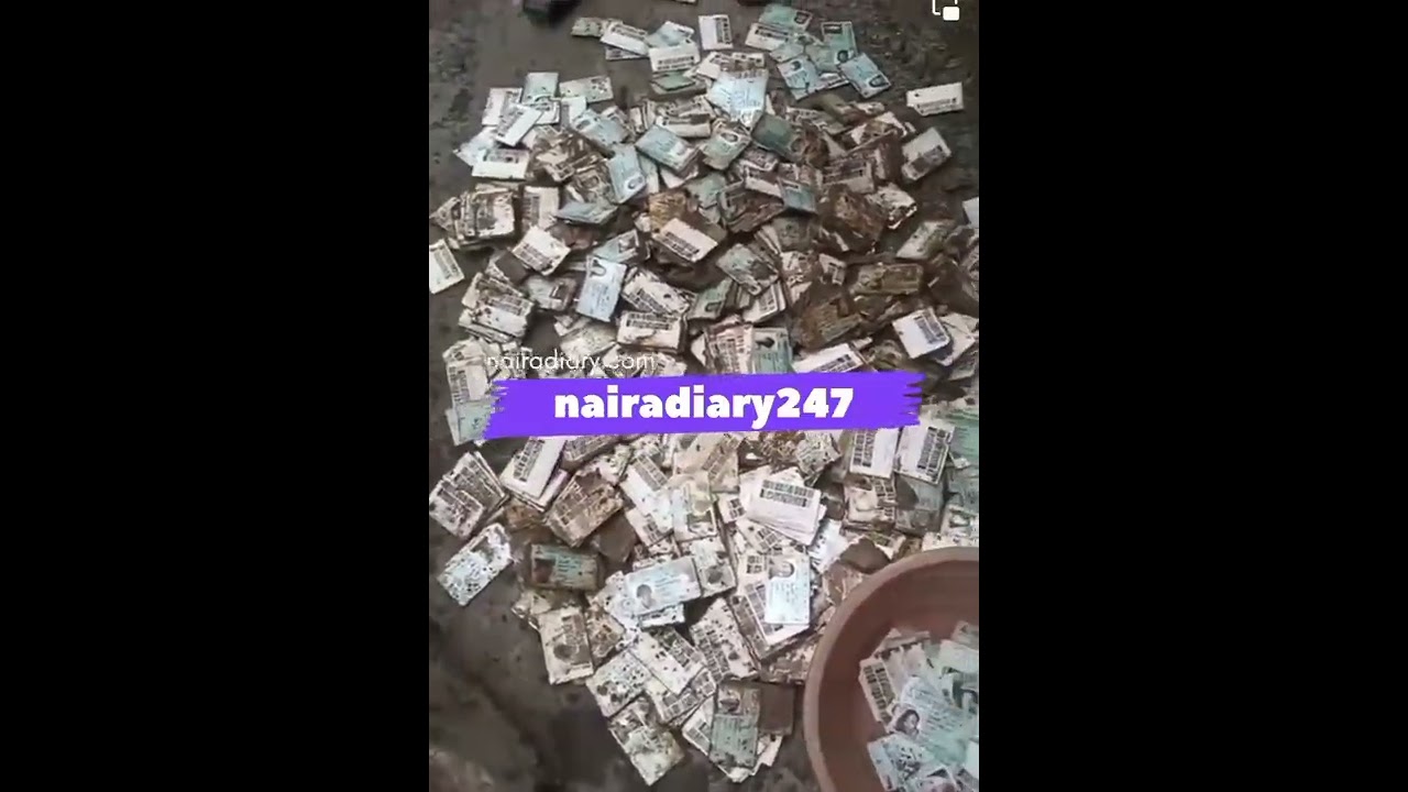 Millions of Permanent Voters Card (PVC)  found buried in Imo state