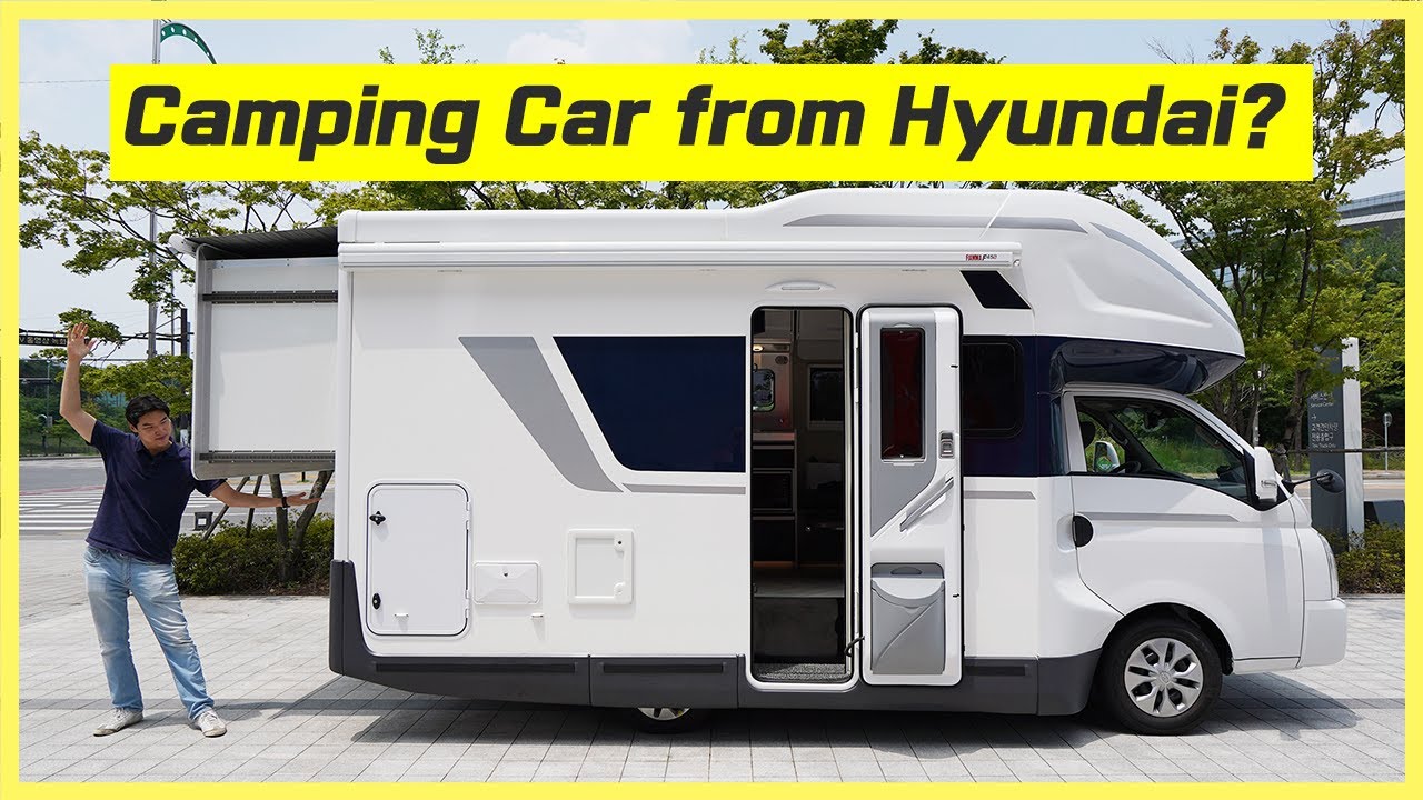 Motorhome from Hyundai that starts around $42K USD. Can you believe it? 1st RV car from Hyundai!