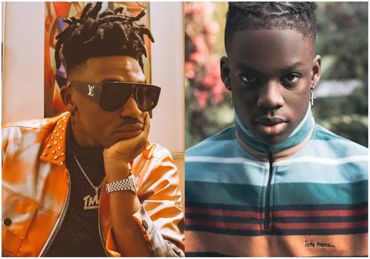 Checking the hilarious way Mayorkun remixes Rema’s song “Bad Commando” (Video)