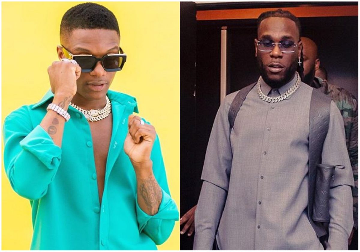 Wizkid drops support for Burna Boy ahead of Grammy Award show (Screenshot)