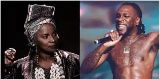 #GRAMMYAward2020: Moment Angelique Kidjo dedicates her award to Burna Boy