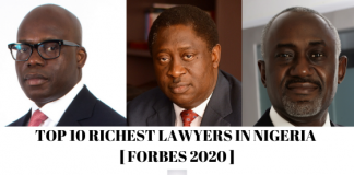 TOP 10 RICHEST LAWYERS IN NIGERIA [ FORBES 2020 ]