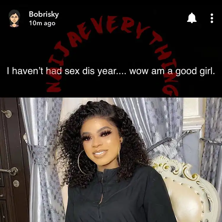 “I haven’t had s3x this year" – Bobrisky reveals shocking revelation