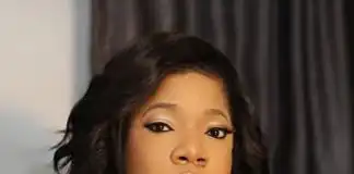 Toyin Abraham celebrates
