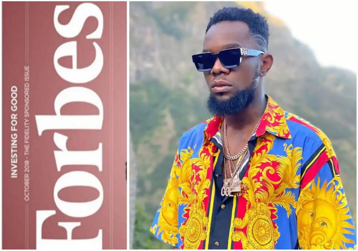 Forbes magazine celebrates Patoranking for launch of his University Scholarship for Youths
