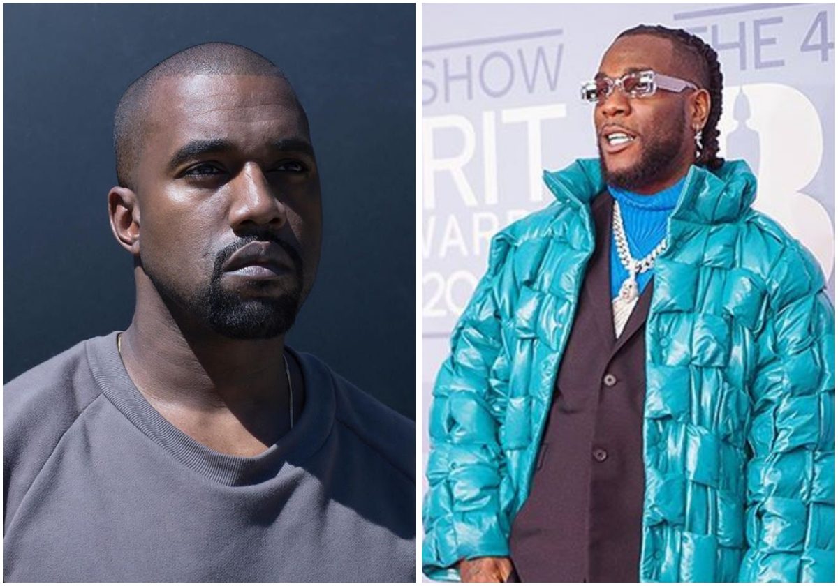 Kanye West complements Burna Boy at Paris Fashion Week (Video) 1 Kanye West complements Burna Boy as both stars meet at Paris Fashion Week (Video)