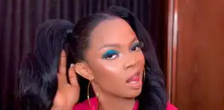 Toke Makinwa serves sweet selfie