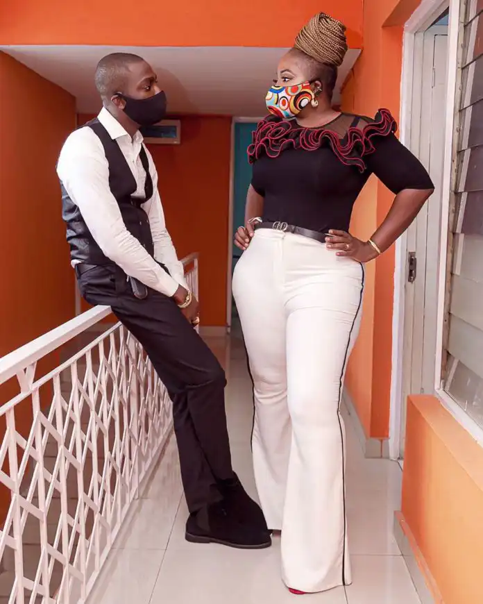 Popular Nollywood actress picks fight with a fan over face mask