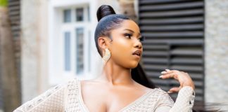 Tacha rocks Cleavage baring new dress saying she brags different (photos)