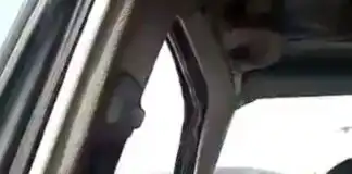Moment a soldier threatened to kill a driver and claim nothing will happen (Video)