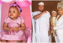 Actress Stephanie Coker reveals her daughter’s face as she clocks one year old (Photos)