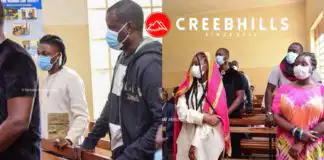 Omah Lay and Tems dragged to Court in Uganda, handcuffed like a criminal (Photos)