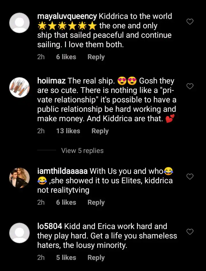 #BBNaija: Erica melts fans heart with her screensaver which depicts her love for Kiddwaya (Photo)