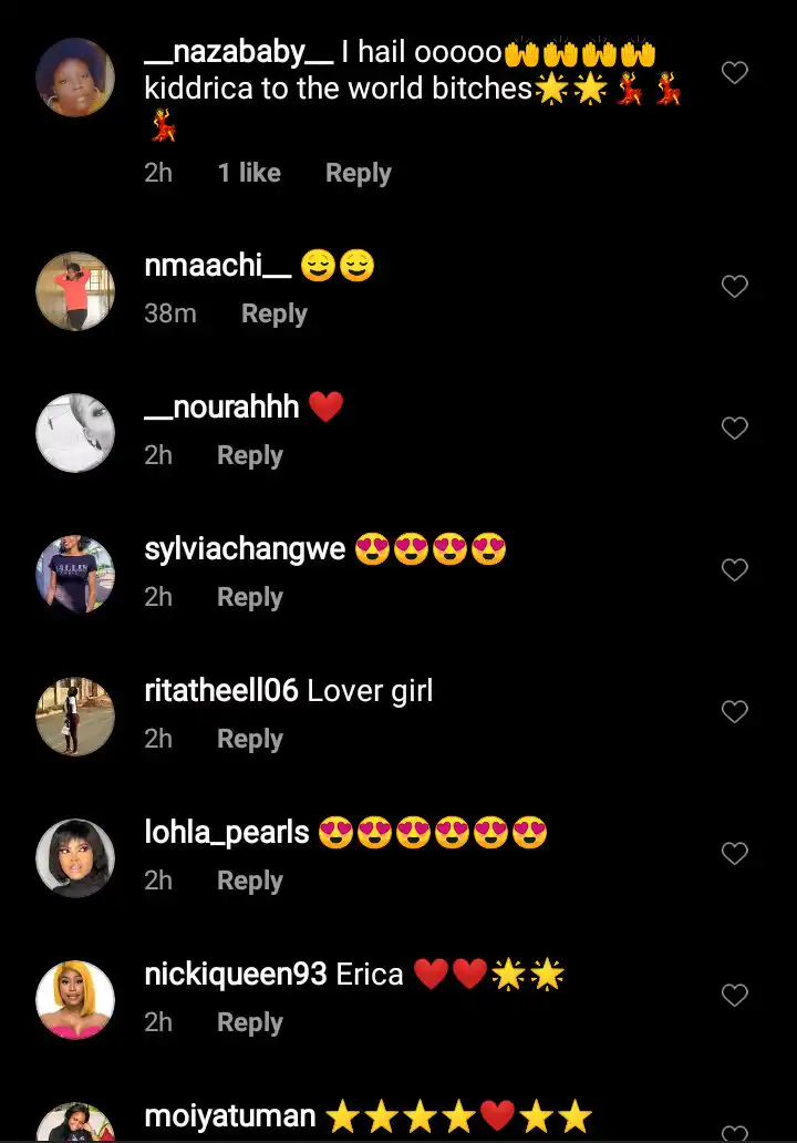 #BBNaija: Erica melts fans heart with her screensaver which depicts her love for Kiddwaya (Photo)