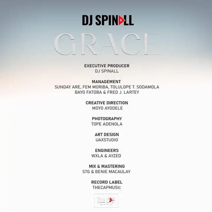 DJ Spinall announces tracklist to his yet to be released 5th Studio Album, "Grace" (Photos)