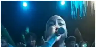 Moment Davido and Stoneboy shutdown active party in Ghana (Video)