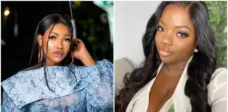#BBNaija: Moment Tacha and Dorathy linked up for an upcoming project (Video)