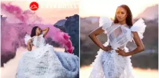 #BBNaija: Diane and Esther rain cash on Kim Oprah at her 25th birthday party (Video)