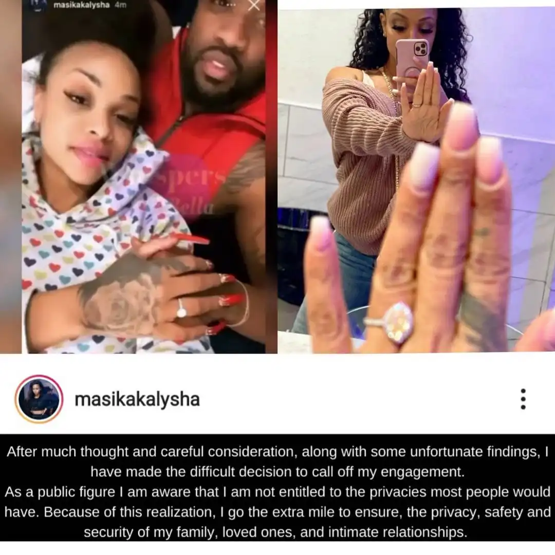 Love &amp; Hip Hop star Masika Kalysha calls off her engagement
