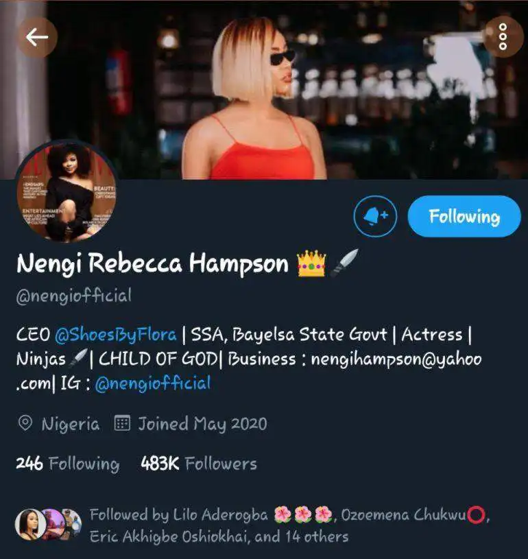 Ninjas reacts as Twitter removes Nengi's verification badge (Screenshot) 2 unnamed 4 4