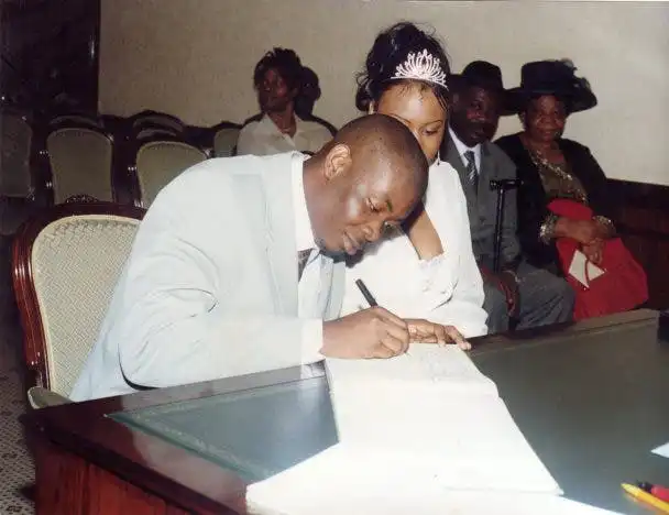 Photos from Don Jazzy and his ex-wife, Michelle wedding 18 years ago