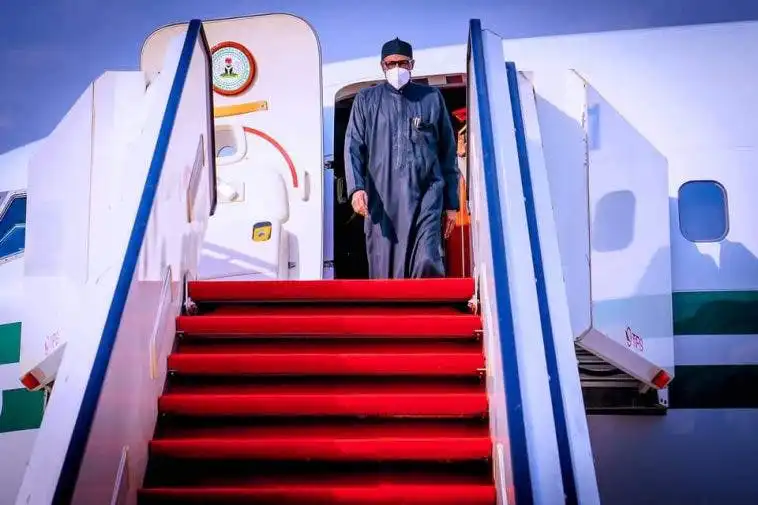 President Mohammad Buhari returns to Nigeria