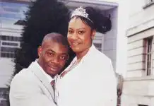 Don Jazzy and his wife Michelle