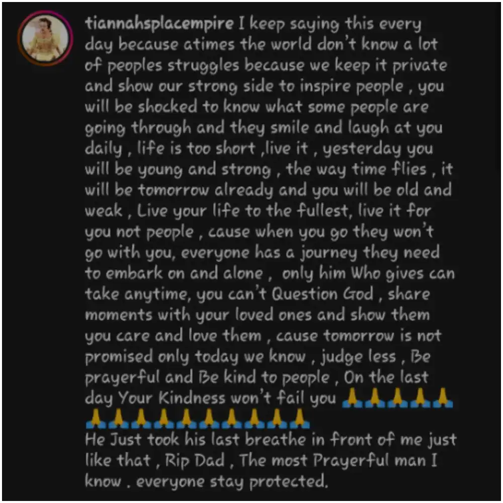 He took his last breath in front of me – Fashionista Toyin Lawani losses father