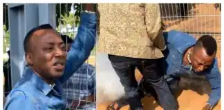 Sahara Reporters Founder, Omoyele Sowore allegedly shot by police during protest in Abuja (Photos)