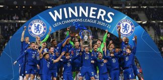 Watch Chelsea players vibe to Olamide's 'Infinity' after victory over Man. City (Video)