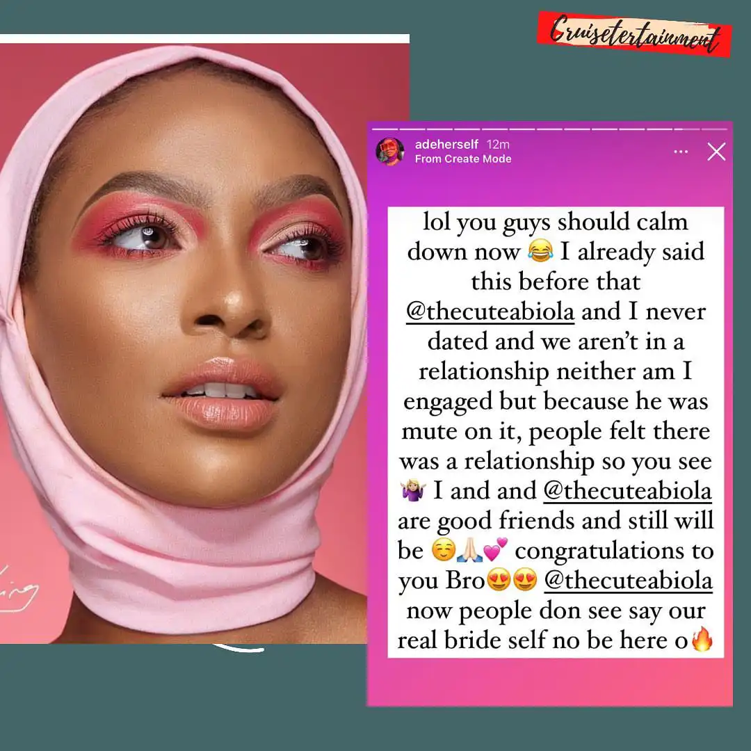 "We never dated" - Comedienne Adeherself breaks silence as Cute Abiola weds lover