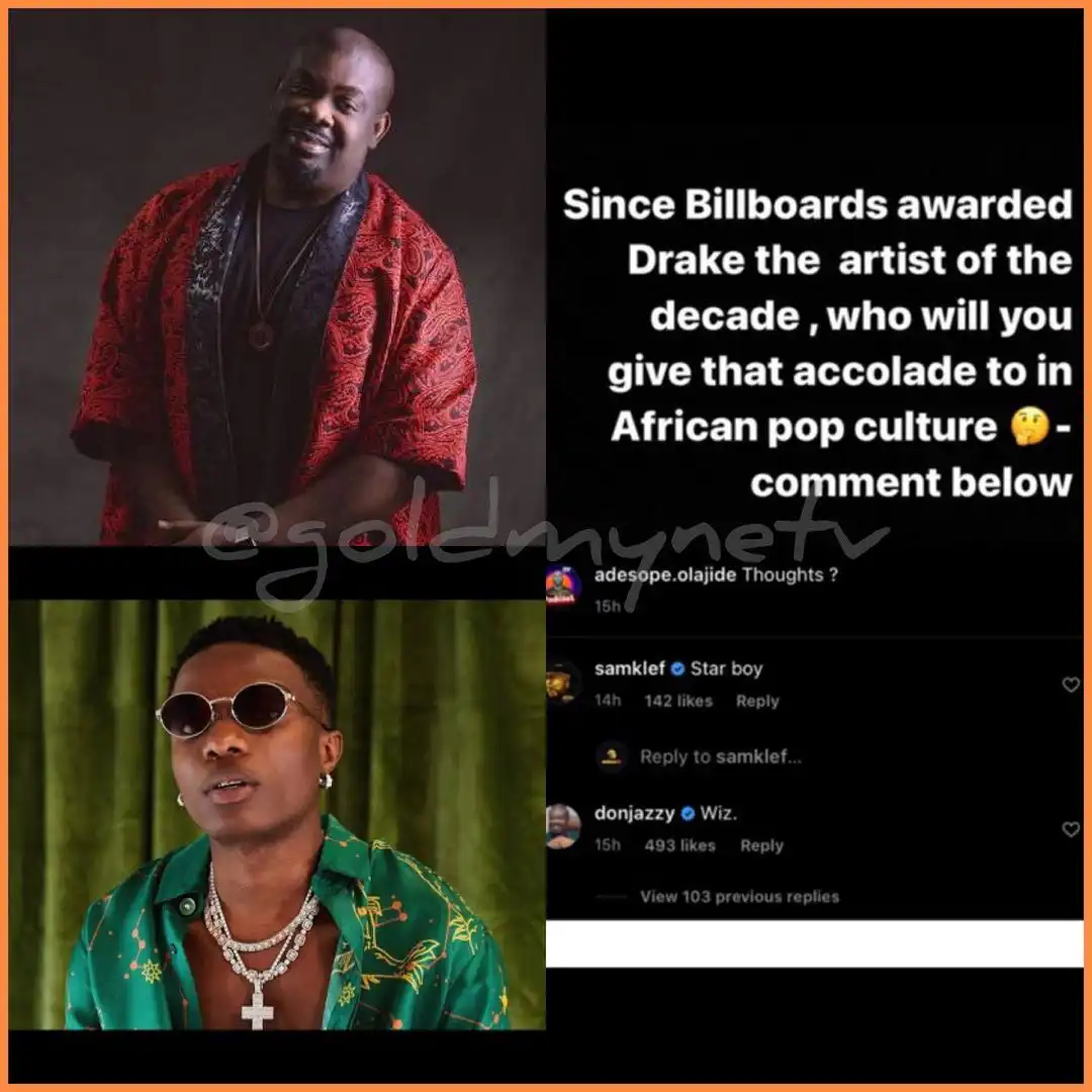 Wizkid is African Artist Of The Decade – Don Jazzy declares