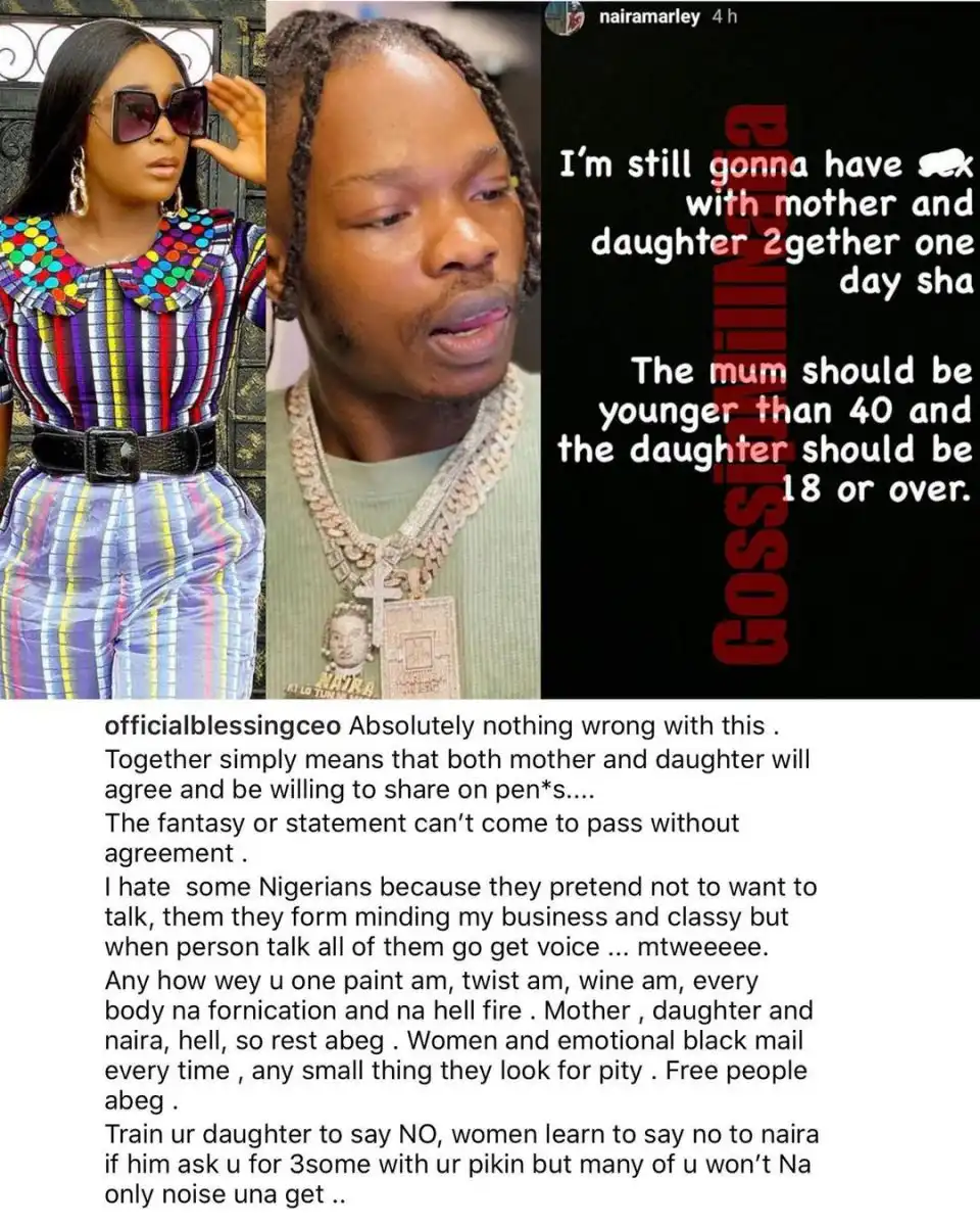 Some women will agree to Naira Marley's fantasy - Sex Expert, Blessing Okoro