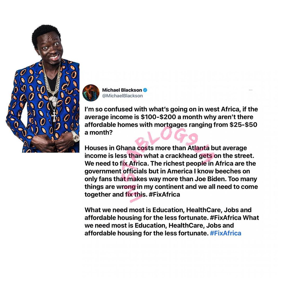 There are many wrong issues in Africa, we need to fix it — Comedian Michael Blackson 2 instablog9ja 20210504 0001