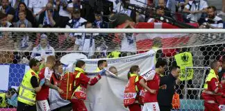 Euro 2020: Watch moment Christian Eriksen collapsed during Denmark Vs Finland match (video)