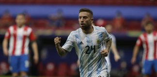 Argentina narrowly Defeat Paraguay to reach Copa America knockout stage