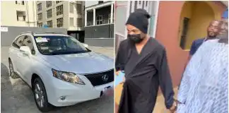 Nigerian Crossdresser, Bobrisky gift his dad a Lexus Jeep worth N8 million (video)