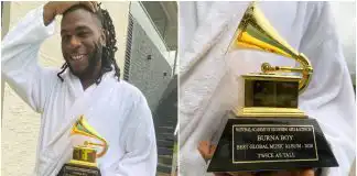 of Burna Boy Grammy Award