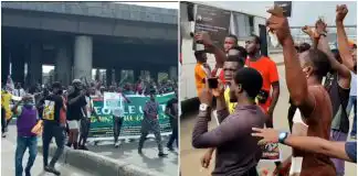 #June12protest: Watch moment more protesters arrive at Ojota to Protest (Video)