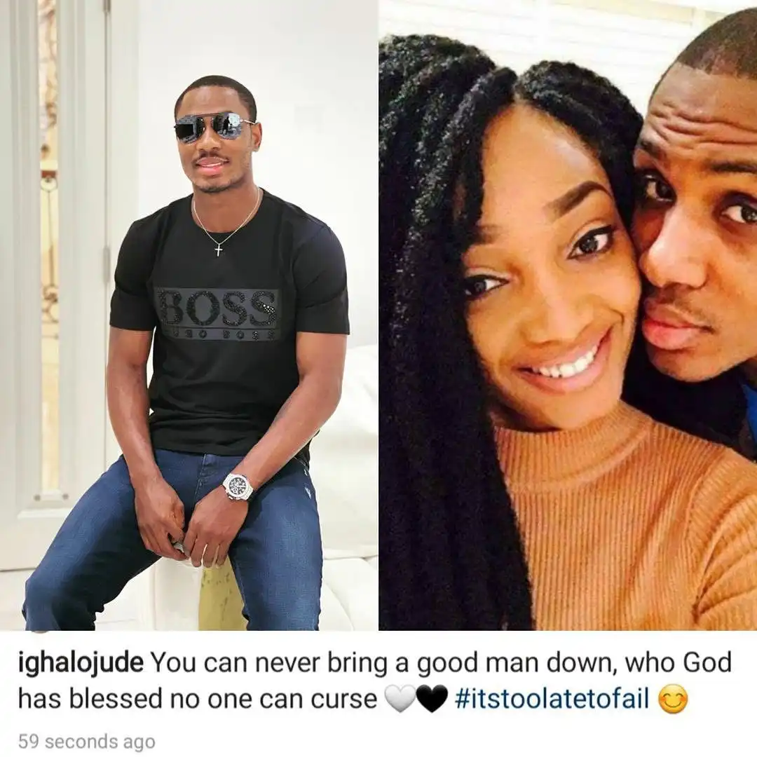 You can't bring a good man down - Ighalo reacts to his wife outburst on social media