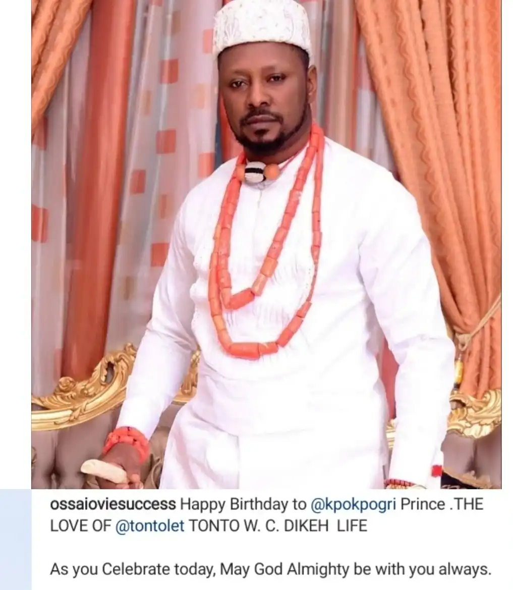 Tonto Dikeh's new lover identified as anti-corruption activist Prince Kpokpogri (Photos)