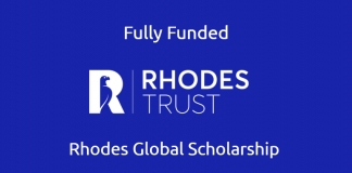 Rhodes Global Scholarships to Study in The UK 2021/2022 Rhodes Global Scholarships to Study in The UK 2021/2022